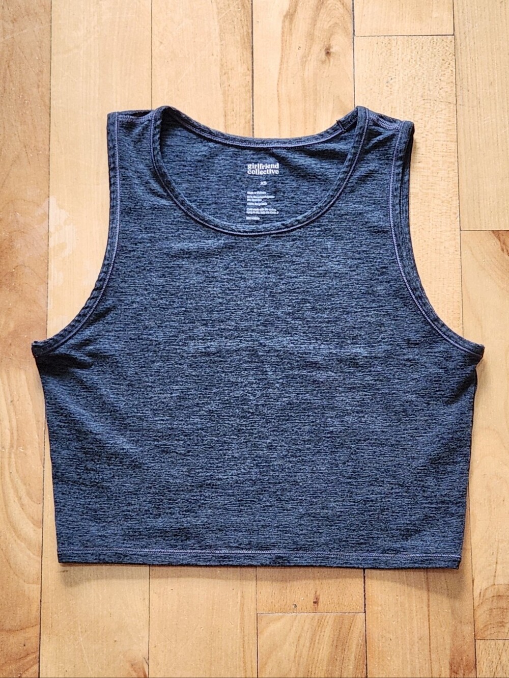 Girlfriend Collective ReSet Super Crop Tank - XS